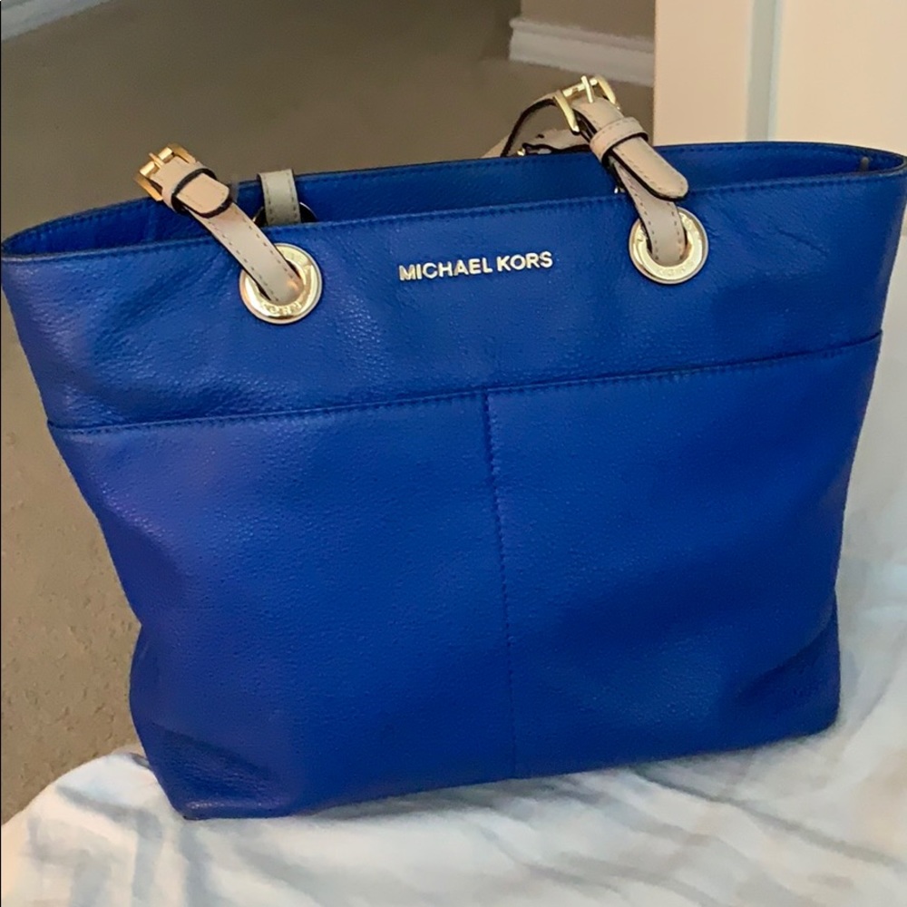Blue Michael Kors purse